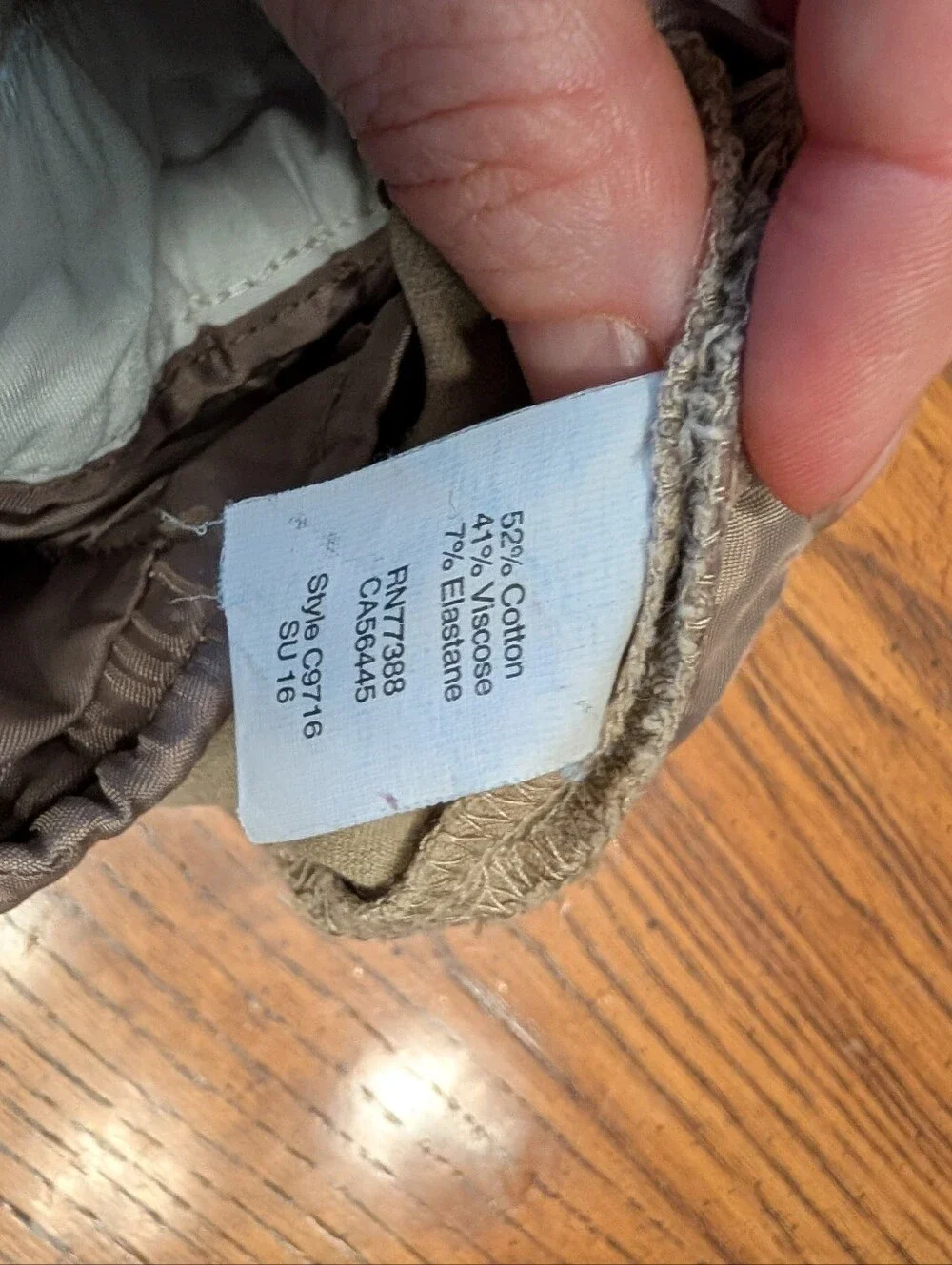 J.Crew Stretch School Uniform Khaki Straight Leg Pants - Women's Size 6R
